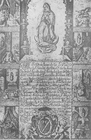 Stradanus engraving, with eight miracles